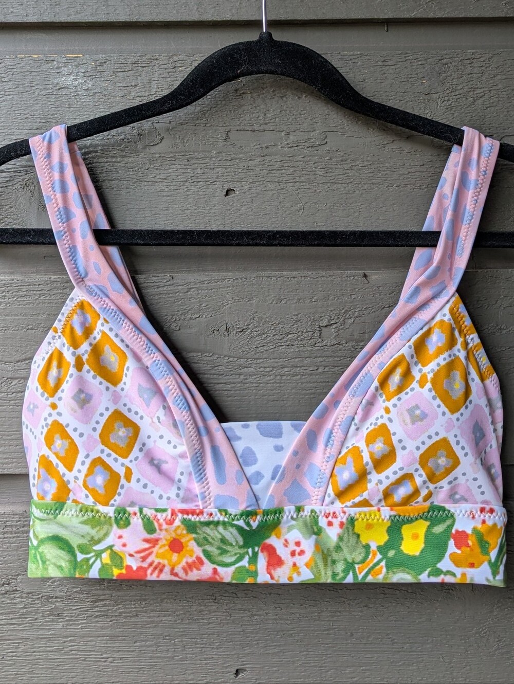 Anthropologie Alja Horvat Izola Bikini Top Size Small Pink